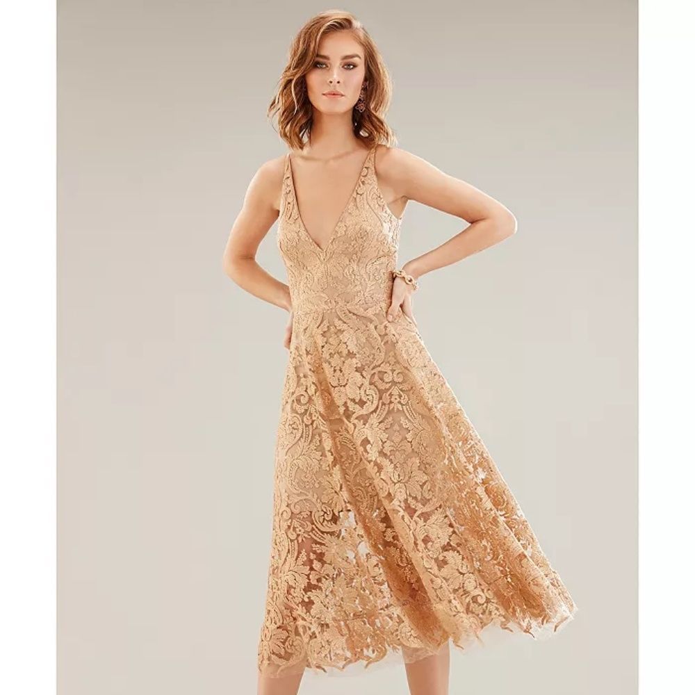 Dress the Population Blair Sequin Lace Dress